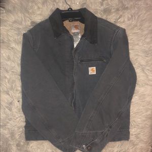 gray carhartt jacket